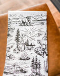 Montana scene tea towels