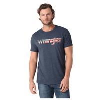 Wrangler Mens American Flag Kable Tee