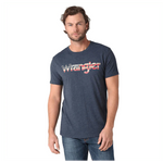 Wrangler Mens American Flag Kable Tee