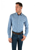 Wrangler men’s fitzmaurice western long sleeve shirt