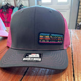 Smarty steer truckers cap pink/grey