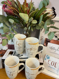 Country soul coffee mug 4 set