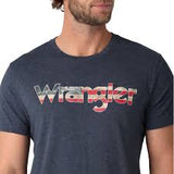 Wrangler Mens American Flag Kable Tee