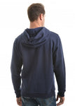 Cooper zip up hoodie in navy